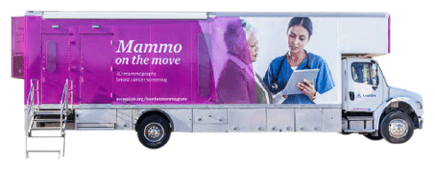Lourdes mobile mammogram van photo