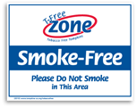 T-Free Zone sticker; new design for 2010