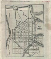 City of Ithaca Dewitt Map from 1840