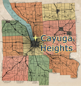 Cayuga Heights county map 1931