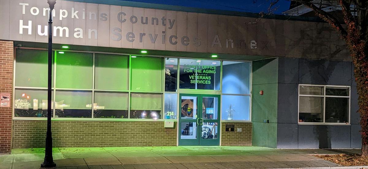 Tompkins County Human Services Annex, home to the Department of Veterans Services