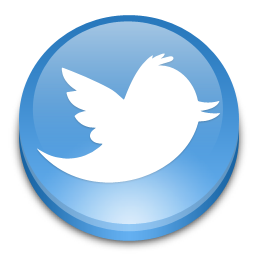 biểu tượng twitter và liên kết đến trang twitter của DMV