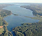 Cayuga Lake from the air