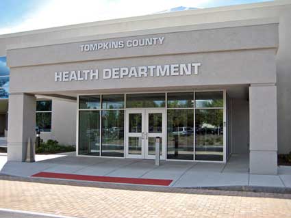 Health Department building at 55 Brown Rd.