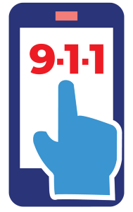 First dial 9-1-1