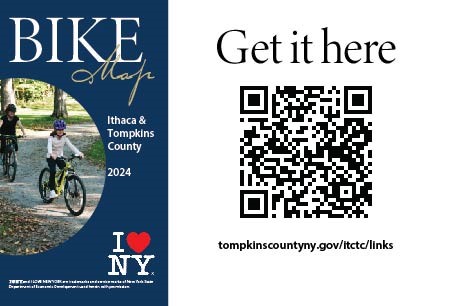bike map 2024 cover photo and QR code