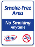 Smoke-free Area Sign
